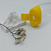350g 480g 500g pour bouteille de miel extrudée en plastique transparent avec bouchon de valve en silicone emballage de pot de miel de qualité alimentaire bouteille à presser