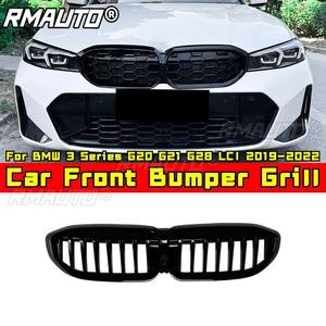 Grille de pare-chocs avant, grilles de course, kit carrosserie pour BMW Série 3 G20 G21 G28 LCI 2019-2022, accessoires auto - Product Image 1