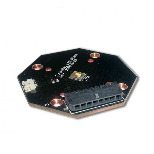 Custom Single-Sided Copper PCB for 3535 LED Control 20x20mm 1.6mm Thick White Solder Mask Leadless Surface Finish