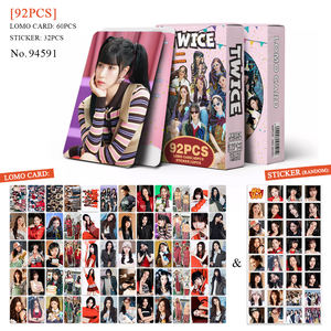 92枚入り KPOP トゥワイス フォトカード＆ステッカー ファンギフト ペーパークラフト デジタル印刷 広東省製 デコレーションコレクション - Product Image 3