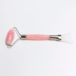 Mini <span class=keywords><strong>rouleau</strong></span> en peau <span class=keywords><strong>de</strong></span> <span class=keywords><strong>Jade</strong></span>, produit OEM, prix d'usine, bon marché, <span class=keywords><strong>rouleau</strong></span> <span class=keywords><strong>de</strong></span> quartz rose, brosse - Product Image 2