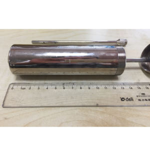 Pistola drenadora de material de jeringa de acero inoxidable alemana de fábrica de China con cánula de tetina adicional - Product Image 2