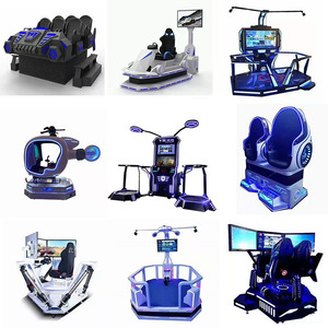 เครื่องเล่นเกมเสมือนจริง จำลองห้องนักบินเครื่องบิน 9D เฮลิคอปเตอร์บิน VR ในร่ม ระบบเคลื่อนไหว 3DOF สำหรับใช้งานเชิงพาณิชย์ - Product Image 6