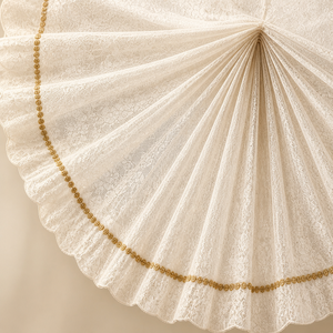 Rideau romain vintage en dentelle royale, voilage à volants floraux délicats filtrant la lumière pour salon et chambre, taille personnalisée, vente en gros - Product Image 5