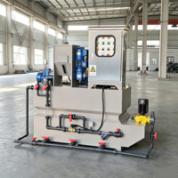Pompe à membrane de filtration d'eau à l'ozone contrôlée par PLC automatique 3kW 380V 5000L/heure avec moteur, boîte de vitesses et moteur FRP – Garantie 1 an