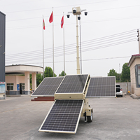 En İyi Fiyatlı Mobil Güneş Enerjili Kamera Treyleri Mobil Işık Kulesi Solar