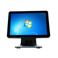 Terminal de software de pantalla táctil todo en uno de 15 pulgadas Caisse Enregistreuse POS Systems para tienda minorista