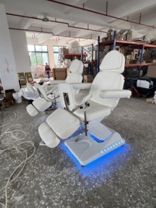 Matériel hospitalier moderne : Lit de beauté électrique pour salon, chaise de tatouage, table de massage spa, lit de beauté pour soins du visage - Product Image 6