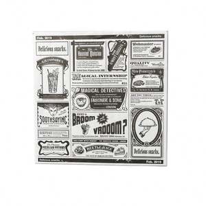 Recyclable Food Custom Logo Grease Proof Food Wrap <b>Paper</b> Custom Food Wrapping <b>Paper</b> for Pizza & Burger & French Fries & Bread - Product Image 6