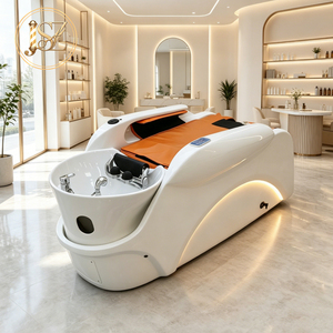 Fauteuil de lavage professionnel pour salon de coiffure avec hydrothérapie, massage électrique, <span class=keywords><strong>spa</strong></span> <span class=keywords><strong>capillaire</strong></span> et éclairage intégré - Product Image 2
