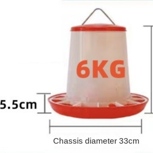 Otomatik kanatlı besleyici kova kolay kullanımlı tavuk kova ile plastik içenler için tavuk ördek kaz durum çiftlikleri için kullanılan - Product Image 3