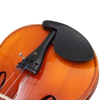 1 Set Violin Tailpiece 3 in 1 Ebony Tailpiece with Rope Fine Tuners Kits for 4/3 4/4 Violin High Quality and Brand New