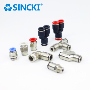 NPT/BSPT/G Thread <strong>Push</strong> <strong>in</strong> <strong>Fitting</strong> Plastic air Tube Connector Pneumatic <strong>Fittings</strong> for Machinery Applications - Product Image 2