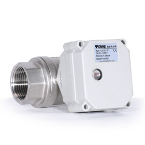 Vanne de régulation miniature Dn15 en acier inoxydable, filetée, intelligente, type V, vanne à bille proportionnelle pour purificateur d'eau - Product Image 3