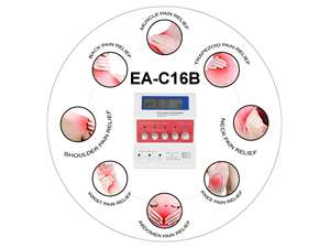 JERChina EA-C16B Dijital TENS Fizyoterapi Cihazı Boyun Omuz için Düşük Frekanslı Masaj Makinesi - Product Image 1
