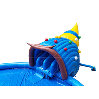 Château gonflable géant en PVC pour piscines Maison de rebond amusante avec ballon pour parc à thème Party & Game Center