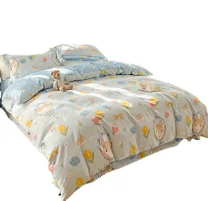 Bettdecken-Sets Druck Bettwäsche Luxus ägyptische Baumwolle Bettwäsche-Sets Luxus Bettwäsche