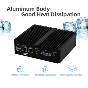 Ce-Leroy J4125 Mini PC Win10 OS Low Power Portable Fanless CPU Prend en charge VESA Mount Moniteur fixe Design industriel Nouveau produit - Product Image 3