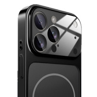 Coques de téléphone portable originales en verre givré magnétique de couleur, avec charge sans fil, antichoc, anti-empreintes digitales, protection de l'appareil photo pour 17air