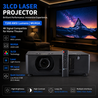 Projecteur laser 4K natif pour cinéma maison, 3D, Smart Android TV, Bluetooth sans fil, simulateur de golf au plafond, projecteur laser