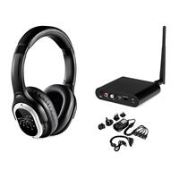 Casques sans fil HIFI RF998B pour soirées silencieuses – Casque lumineux unifié et tendance pour fêtes silencieuses (vente en gros)