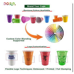 Vasos Desechables de PP <span class=keywords><strong>Dora</strong></span> de 8oz, 12oz y 16oz para Bebidas de Fiesta, Paquete de 100 Unidades, Logotipo y Colores Personalizados, Venta al Por Mayor - Product Image 5