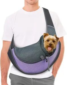 Portable Carrying Sling for Dogs of Small Breeds Pet Dog Cat Sling Carrier Bag Tote Puppy Pouch Pet Travelling Sling Bag Carrier