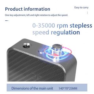 Kit de lijadora de uñas eléctrica recargable portátil sin escobillas para quitar UÑAS DE Gel Acrílico - Product Image 2