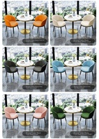 Table de négociation 2 places de luxe léger Tuochen, design italien, en métal doré, avec plateau en pierre frittée coulissant pour combinaison chaise