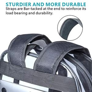 Mochila Transparente de PVC Impermeable Personalizada para Mujer, Mochila Transparente de PVC - Product Image 5