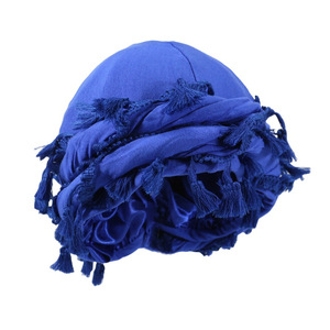 Sombrero pirata colgante, color de cuidado del cabello hip-hop europeo y americano, turbante con forro de satén, pañuelo para la cabeza - Product Image 2