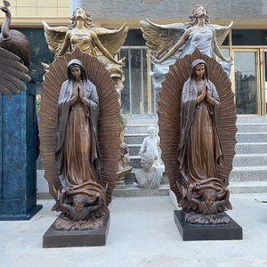 Estatua religiosa de bronce de la Virgen María para decoración de Iglesia - Product Image 4
