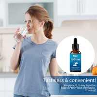 Solution liquide d'iode et d'iodure de potassium à 2 % OEM/ODM – Complément alimentaire en gouttes pour la santé des hommes et des femmes adultes