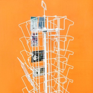Metal Wire Pocket Floor Standing Commercial Postcard Comic <strong>Cd</strong> Dvd Book Greeting Card <strong>Display</strong> Rotating Rack - Product Image 3