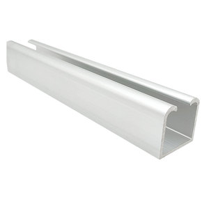 Rail de porte coulissante en profilé aluminium JL276, matériau 6063, design minimaliste, usage polyvalent - Product Image 1