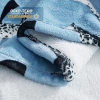 Couverture de lit occidentale personnalisée en usine, taille Queen, hiver, tissée, de luxe, imprimée, simple couche, en polaire pelucheuse, 100% polyester, lavable en machine