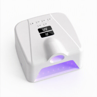Lampe de séchage pour ongles en gel, capteur automatique, double zone, lampe UV LED pour ongles