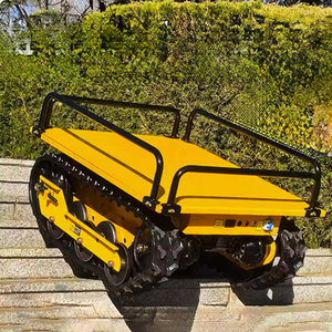 Venta Directa de Fábrica, Vehículo de Transporte Multifuncional Mini Crawler con Capacidad de Carga de 500 kg, Control Remoto, Plataforma Plana, Todoterreno - Product Image 1