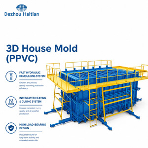 Moule de Villa en <span class=keywords><strong>Béton</strong></span> Préfabriqué Hydraulique Personnalisable Fourni par l'Usine, Moule Modulaire Intégré pour Logement - Product Image 1
