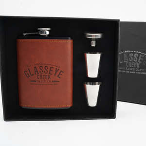 Nouveau 2025 – Ensemble Cadeau Gourde à Whisky Portable en Acier Inoxydable 304 de 7 oz avec Logo Personnalisé et Étui en Cuir pour l'Extérieur – Vente en Gros - Product Image 6