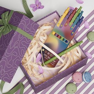 6 pezzi in oro <span class=keywords><strong>Vintage</strong></span> <span class=keywords><strong>penne</strong></span> Gel 0.5mm colorate con inchiostro colorato per il Journaling Note prendendo plastica liscia per ufficio - Product Image 6