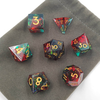 Dés de roulette personnalisés en gros, dés punk, dés personnalisés D20, dés de rôle Dungeon and Dragon, dés à spinner Dnd