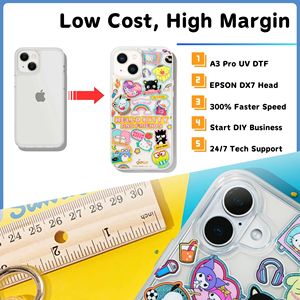 Impresora UV DTF de Fácil Manejo, Formato A3, para Carcasas de Teléfono, Tazas, Adhesivos, Impresión en una Sola Pasada - Product Image 3