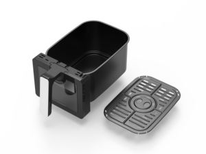 Nouvelle Friteuse à Air Double Cuve 9L Multifonctionnelle en Acier Inoxydable, Four Électrique Noir pour la <span class=keywords><strong>Cuisson</strong></span> 	 Appareils électroménagers pour la cuisine - Product Image 5