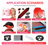 Modules LED personnalisés pour appareil de luminothérapie rouge, machine de soin de la peau et équipement de photothérapie