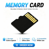 JSEUD Vente en gros Carte mémoire métallique 1 To haute vitesse CLASSE 10 pour téléphone, enregistreur de voiture, caméra de sécurité CCTV, tablette, smartphone