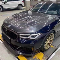 Capots moteur en fibre de carbone à ajustement parfait pour BMW 5S M5 G30 G38 F90 avec aération, kits de carrosserie et kits de conversion de pare-chocs