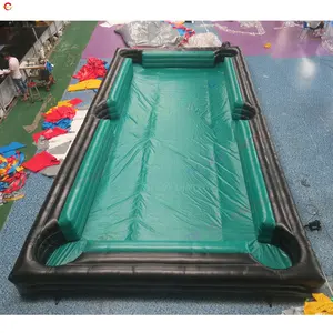 Free Shipping Commercial Inflatable Football Snooker Billboard Pool Table Pitch For Sale