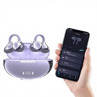 Écouteurs sans fil TWS BT6.1, autonomie 4h, charge 1-2h, étui 400mAh, légers 40g, traduction IA pour voyage et bureau