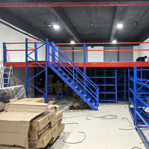 Nhiệm vụ nặng nề gác mái nền tảng Kệ i-beam phân vùng Kệ tùy chỉnh thực hiện kho nền tảng Kết Cấu Thép nền tảng - Product Image 3